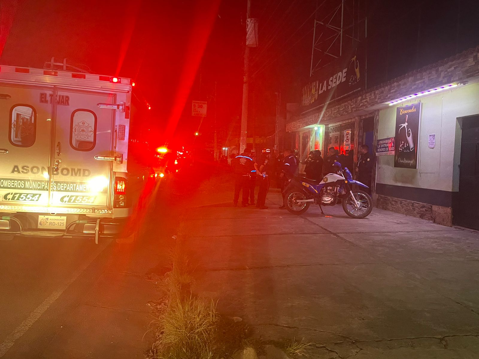 Ataque armado en bar de El Tejar deja un muerto y un herido