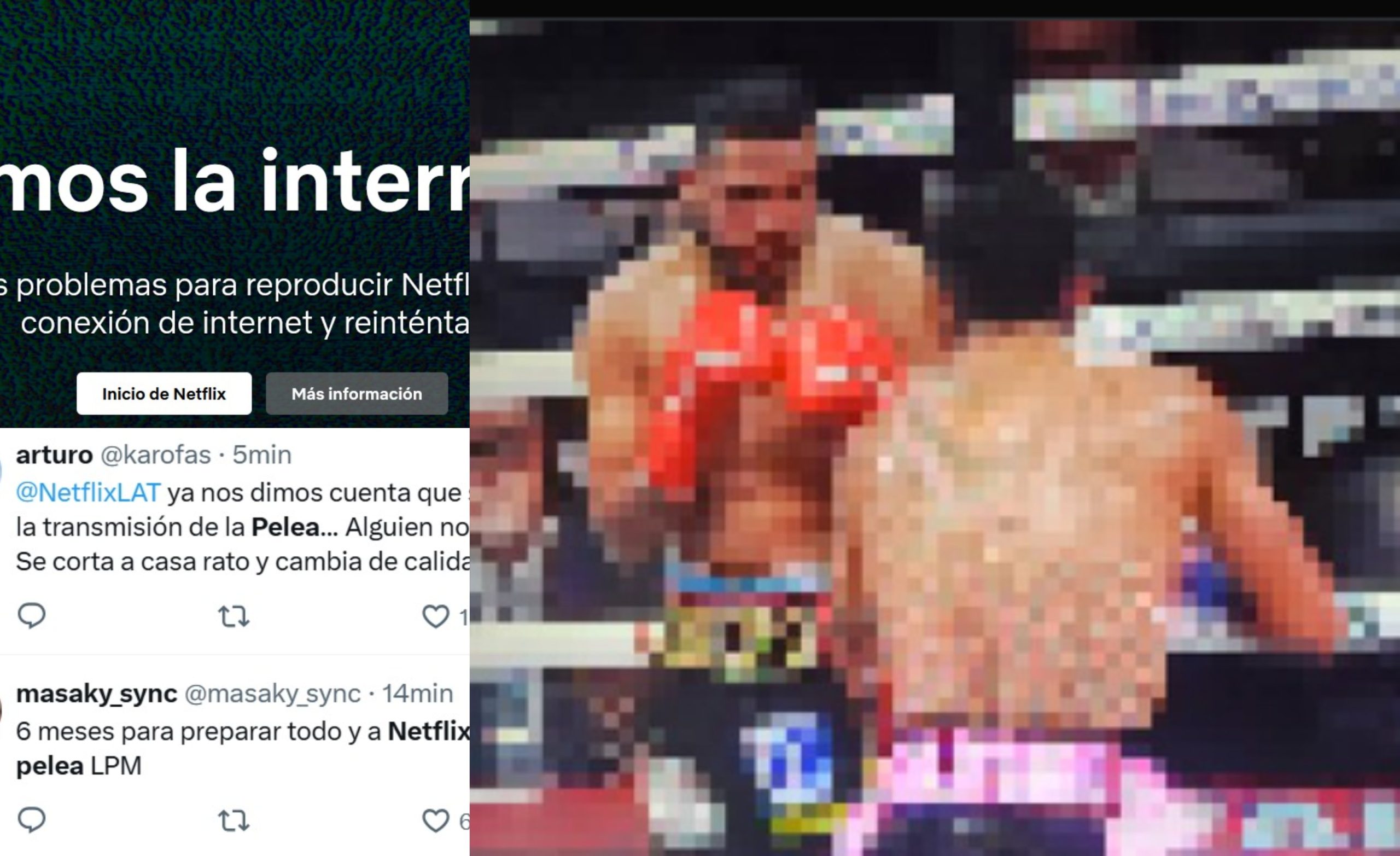 “Alguien no hizo la tarea”: Los memes y reacciones a la transmisión fallida de Netflix de la pelea entre Mike Tyson y Jake Paul