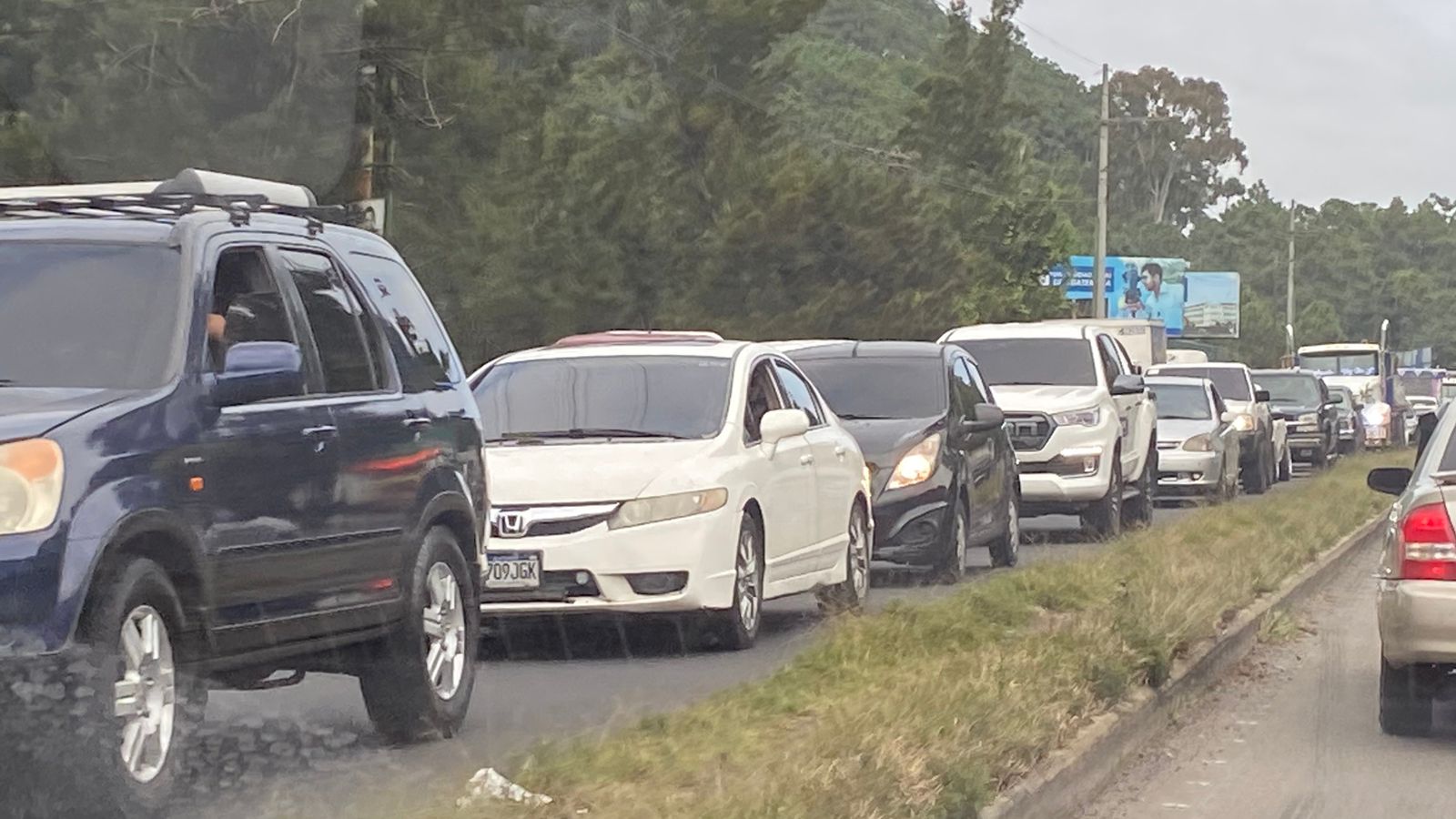 Cierran paso en tramo de la ruta Interamericana por etapa de la Vuelta Ciclística