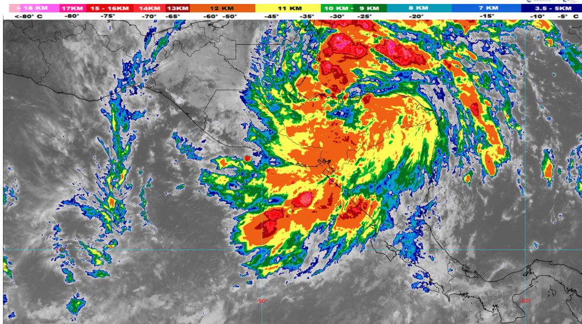 Tormenta Sara avanza: Cuál es su trayectoria y qué efectos seguirá teniendo en Guatemala