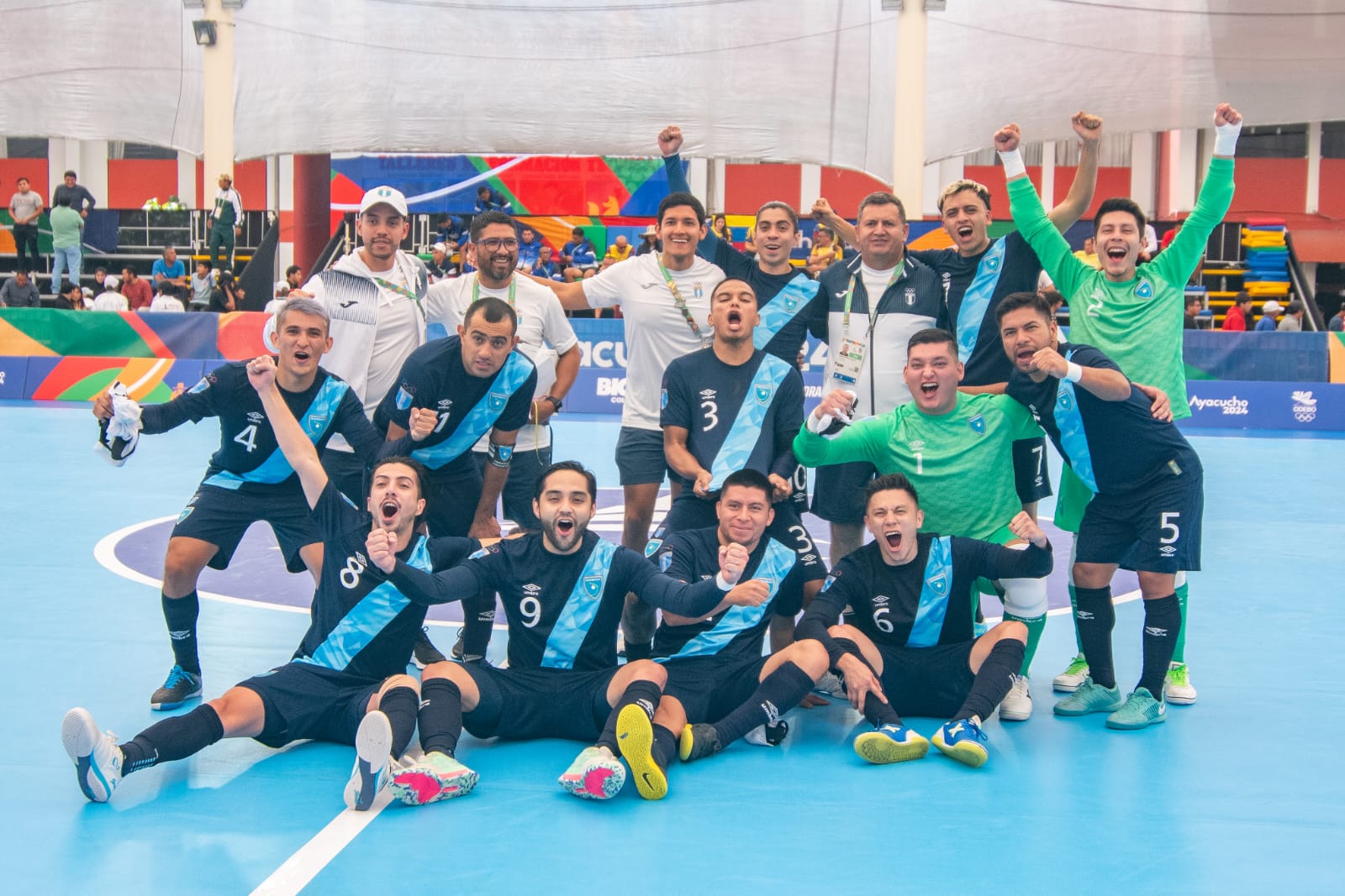 La Selección de Futsal de Guatemala vence a Colombia y peleará por el oro en Ayacucho