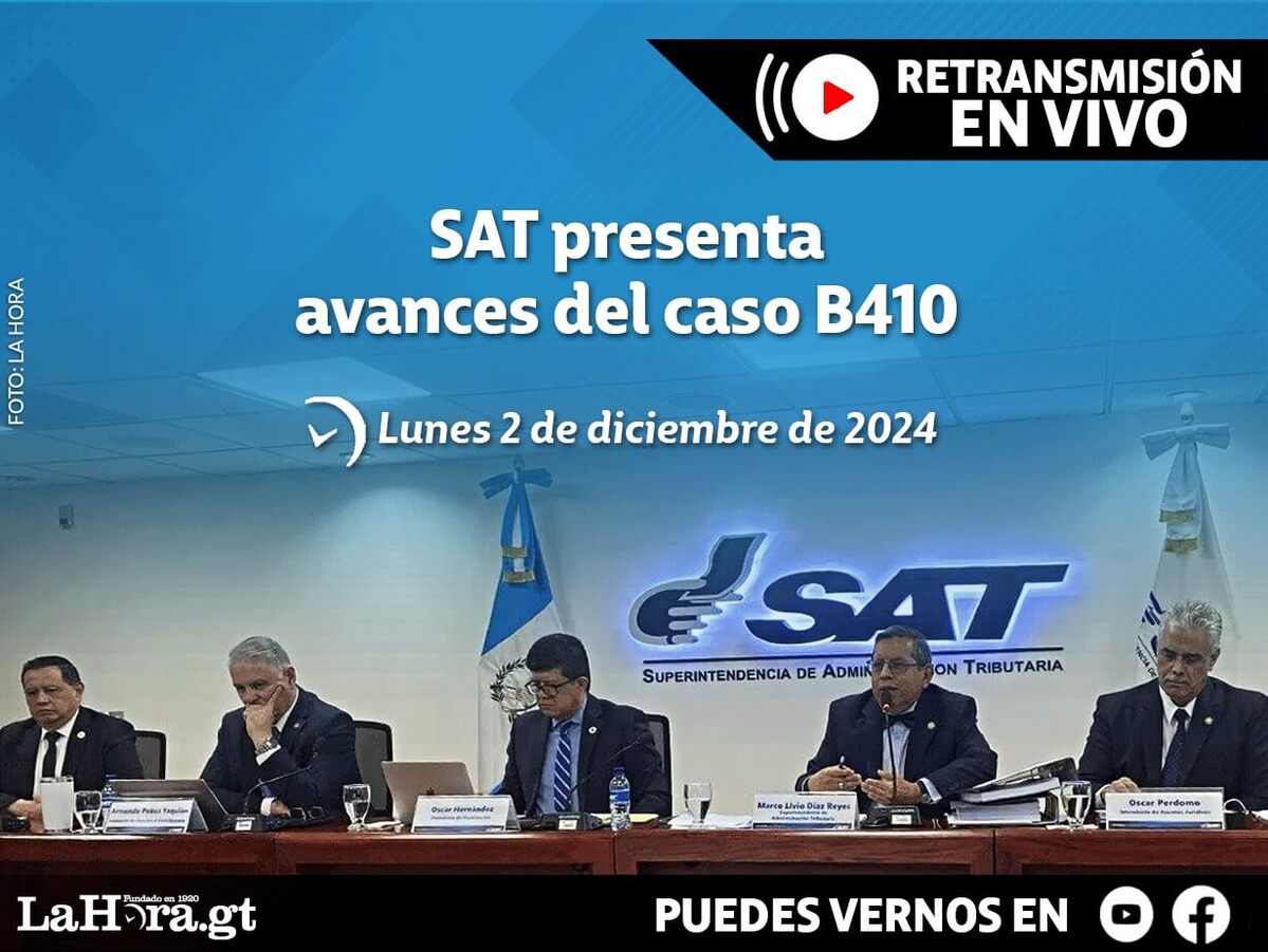 Retransmisión: SAT presenta avances del caso B410